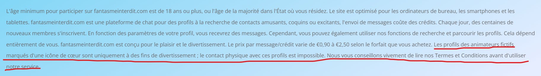 fantasme interdit arnaque