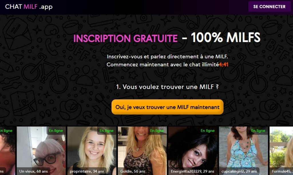 milf chat arnaque