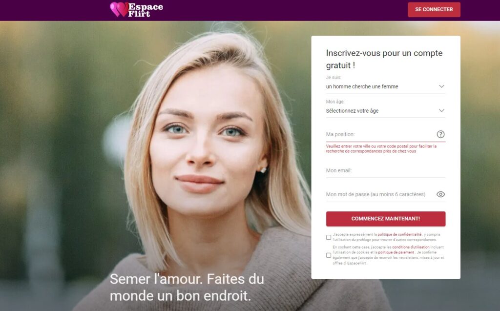 espace flirt arnaque