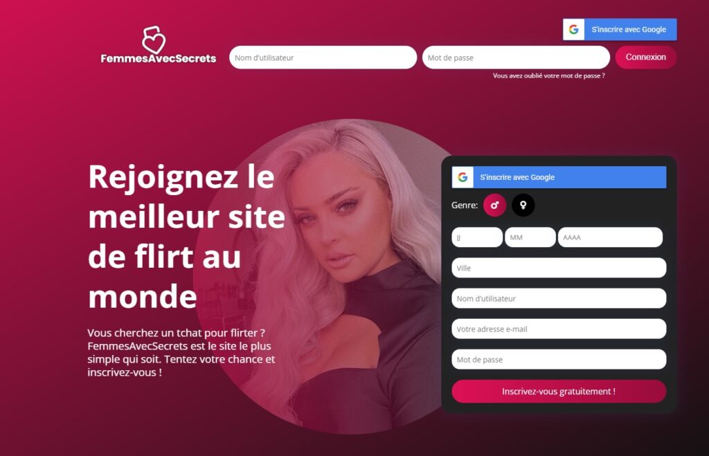 femme avec secrets