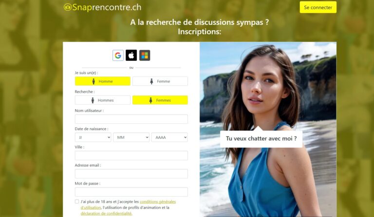 snaprencontre ch arnaque