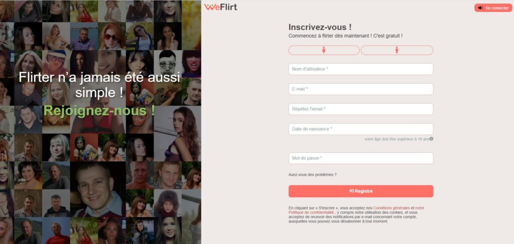 weflirt arnaque