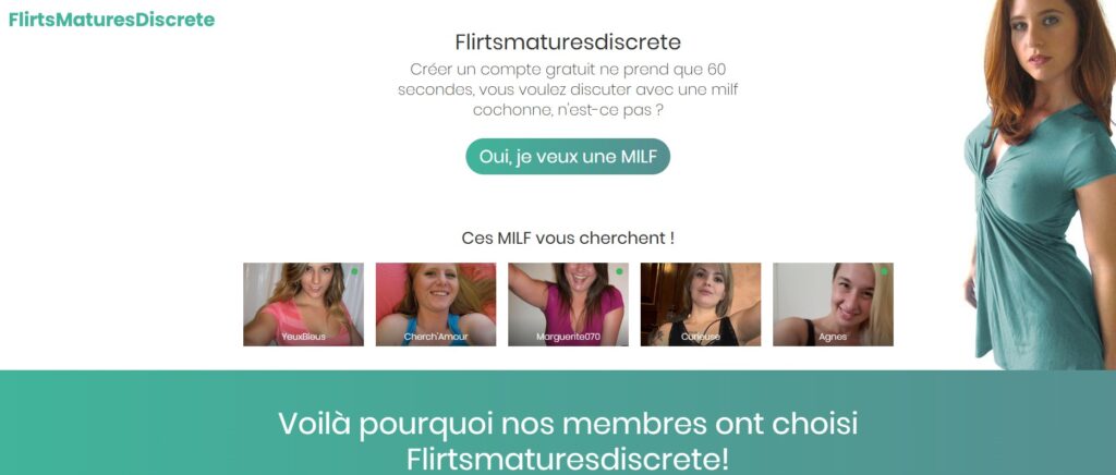 flirtsmaturesdiscrete arnaque