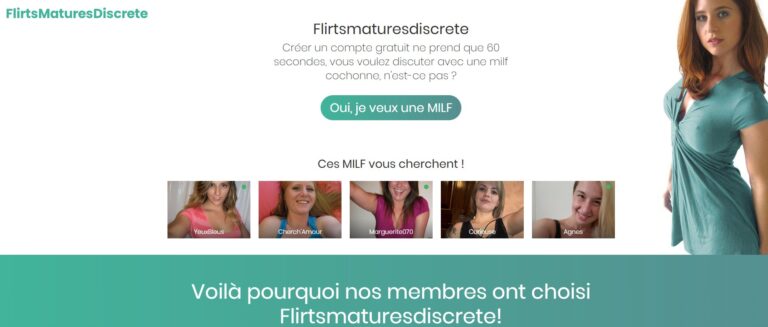 flirtsmaturesdiscrete arnaque