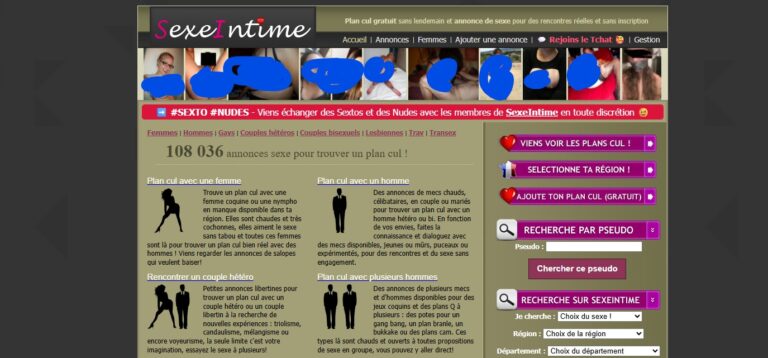 sexe intime arnaque